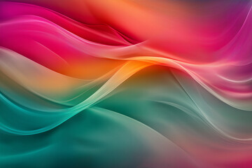 Fototapeta premium Abstract background with waves colorful background