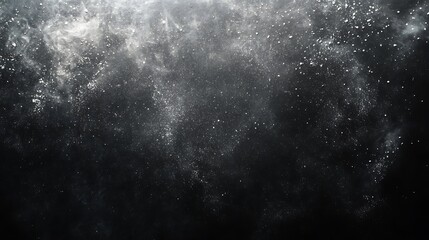 Obraz premium Black chalkboard background or texture for school, White splatter on black board