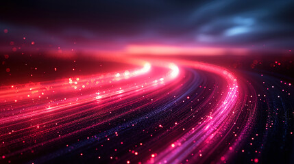 Obraz premium Red and black motion soft lines abstract background 