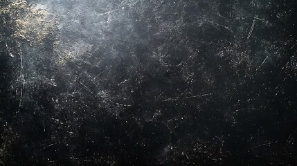 Obraz premium Black chalkboard background or texture for school, White splatter on black board