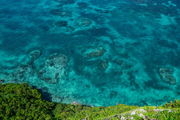 Obraz premium 日本にある沖縄宮古島のとても美しい海の風景