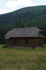 Fototapeta premium Old house in the mountain
