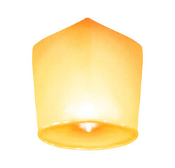 floating lantern © b.illustrations