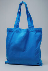 Blue shopper bag
