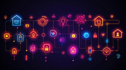 Visualizing the synergy of net zero goals and technology focusing on energy efficiency innovations smart grid solutions and sustainable practices that drive carbon reduction in various sectors