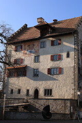  Blick auf die Stadt Greifensee im Schweizer Glatttal