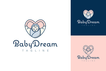 Fototapeta premium Baby Care Logo Design
