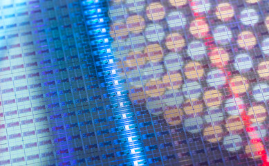 Silicon Wafers and Microcircuits of semiconductor material,used in electronics for the fabrication...