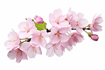 Naklejka premium Set of Hand drawn watercolor illustration Red Apple Flowers Isolated on white background Element for design of invitations