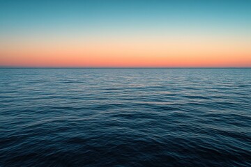 Obraz premium view of the calm ocean