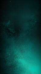 Obraz premium vertical Turquoise, green, black glowing gradient background, a soft grainy noise texture with shimmering highlights and Smooth Transitions for a dynamic effect