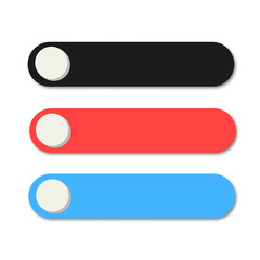 buttons for web with solid color