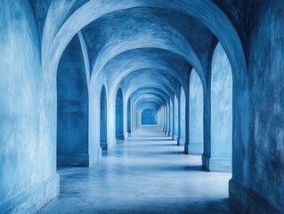 Obraz premium Archway Hallway Building