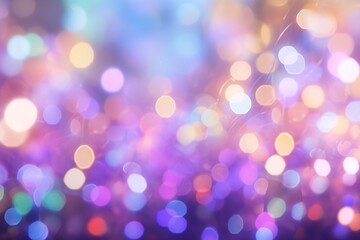 Fototapeta premium Bokeh Background, Bokeh Wallpaper, Iridescent Bokeh Wallpaper, Iridescent Bokeh Background, Iridescent Blur Background, Defocused Bokeh Background, Fantasy galaxy texture, AI Generative