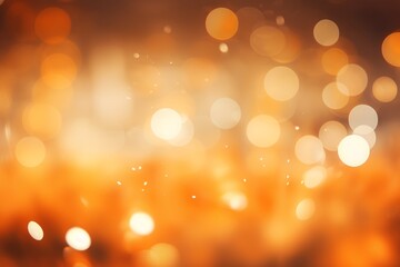 Orange Bokeh Background, Orange Bokeh Wallpaper, Orange Bokeh Light Background, Autumn Bokeh background, Thanksgiving Bokeh background, Orange bokeh lights glitter effect, AI Generative