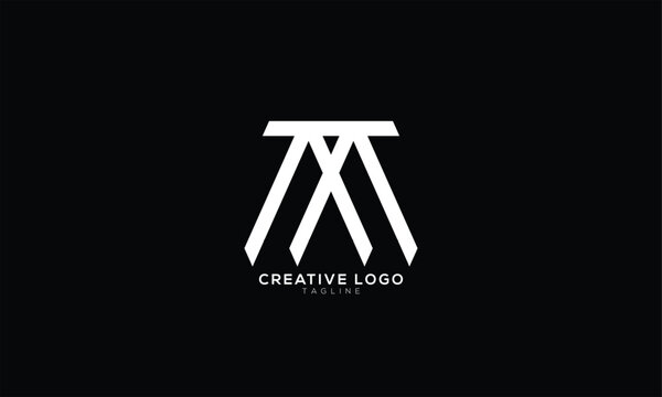 TMX XTM MTX Abstract initial monogram letter alphabet logo design