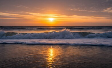 Obraz premium sunset over the sea