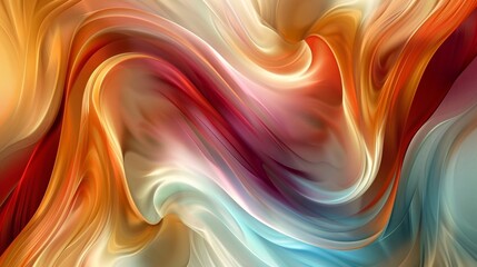 Fototapeta premium Wallpaper Abstract background featuring vibrant and dynamic swirls of color, perfect for adding a touch of energy and motion to designs