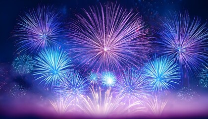 Fototapeta premium Spectacular Fireworks Display: A Night of Celebration and Wonder