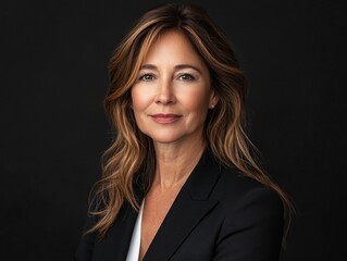 Woman in Black Jacket and White Shirt