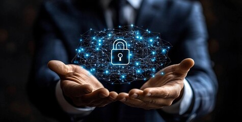Cybersecurity and information technology security services concept