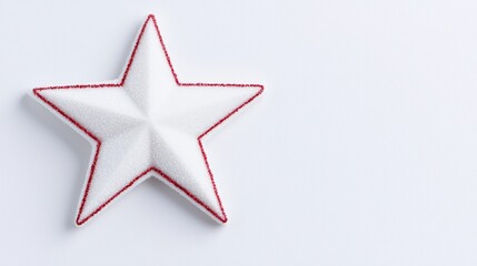 Obraz premium Enhance your holiday spirit with a beautiful christmas decoration icon in the shape of a star