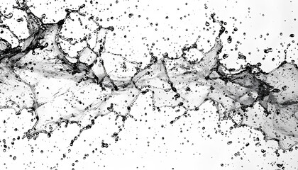 Naklejka premium Abstract splash of water on white background