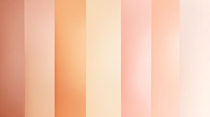 Fototapeta premium Abstract Pastel Color Palette Vertical Stripes of Peach, Beige, and Cream Shades