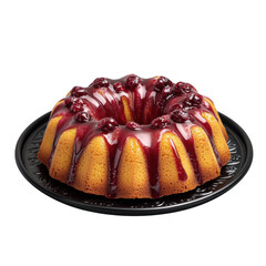 Highquality UltraHD photo of Cranberry Orange Bundt Cake. Dish for Thanksgiving and Christmas Celebrations
