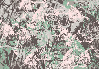 Camouflage background with horse head elements for textiles or fabrics. Ornamental colored backdrop for business concepts, covers, backgrounds or textures, scrapbooking, tiles, posters, fashion trends