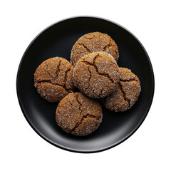 Ultra-realistic UHD Photo of Molasses Spice Cookies, Chewy Cookies, Perfect for Thanksgiving and Christmas Celebrations