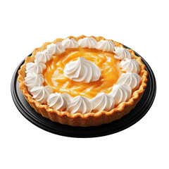 An Ultrarealistic UHD Photo of Pumpkin Pie with Golden Crust, Perfectly Baked and Ready for a Festive Thanksgiving or Christmas Meal