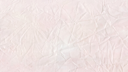 Close up of white plastic foil abstract background