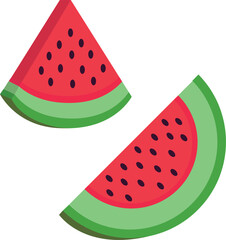 Watermelon fruit vector graphic design eps