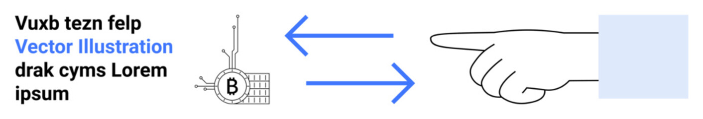 Hand pointing towards technical graphics and text. Ideal for tech presentations, websites, online courses, infographics, social media, marketing materials, and educational tools. Landing page