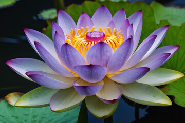 Sri Lankan Lotus flower full shot. HD background.