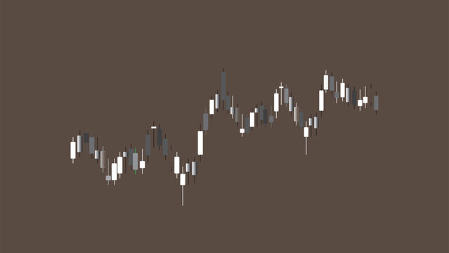 Abstract business stock market investment graph growth technology.