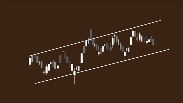 Abstract business stock market investment graph growth technology.