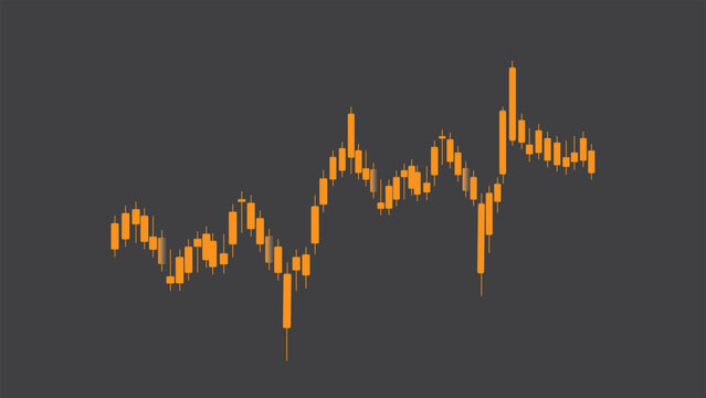Abstract business stock market investment graph growth technology.