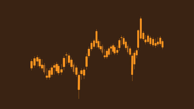 Abstract business stock market investment graph growth technology.
