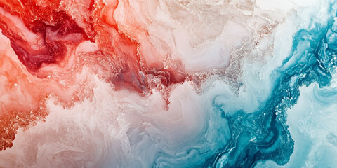 Fototapeta premium red white and blue watercolor background