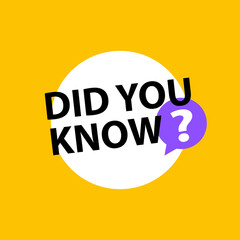 sale banner for did you know banner design