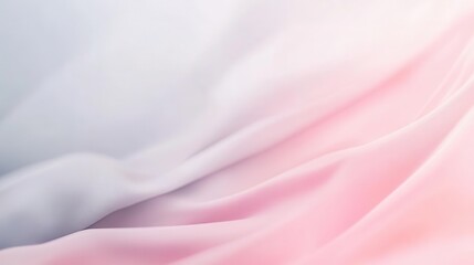 Fototapeta premium Soft, flowing fabric in gradient colors creating a serene and elegant aesthetic.
