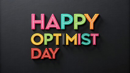 Obraz premium happy optimist day