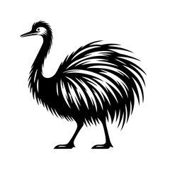 Fototapeta premium Simple Vector Icon of a rheas – Logo Design Illustration