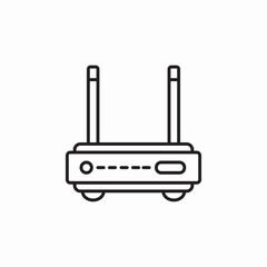 wifi router icon sign vector