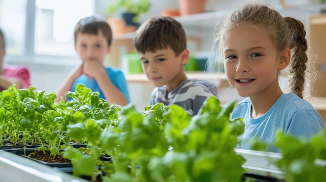 Engaging Students in Hydroponic Garden Learning