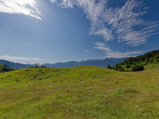 landscape in summer. Triglav National Park, Slovenia.