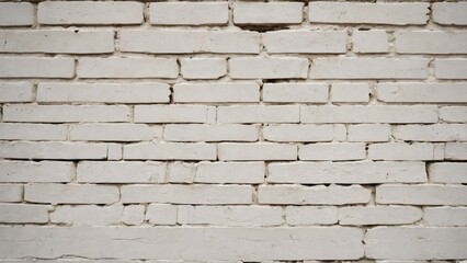 Fototapeta premium A textured white brick wall showcasing rustic charm in a timeless architectural style