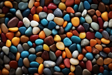 Colorful Pebbles Background, Multicolor stones Pebble background, stones wallpaper, pebbles Wallpaper, AI Generative